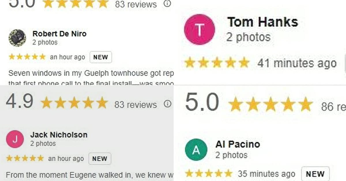 Online fake reviews involving celebrity names becoming more rampant online 