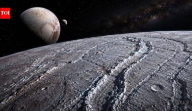 Pluto's moon Charon may have once spun once every 14 hours, and its ancient mountains still record how it slowed down |