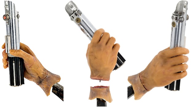 Mark Hamill's Star Wars lightsaber sells for record-breaking price at auction