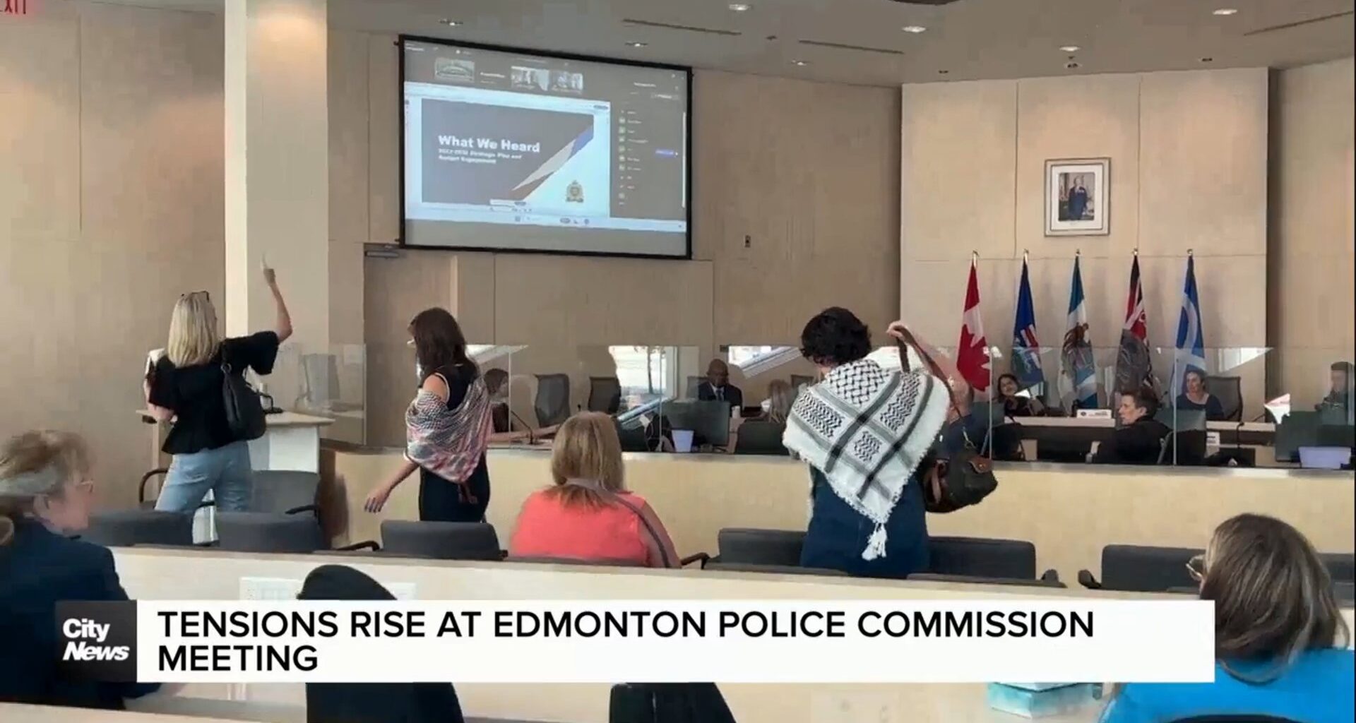 Edmonton police commission meeting gets heated