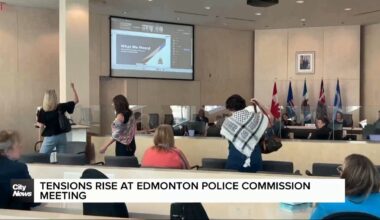 Edmonton police commission meeting gets heated