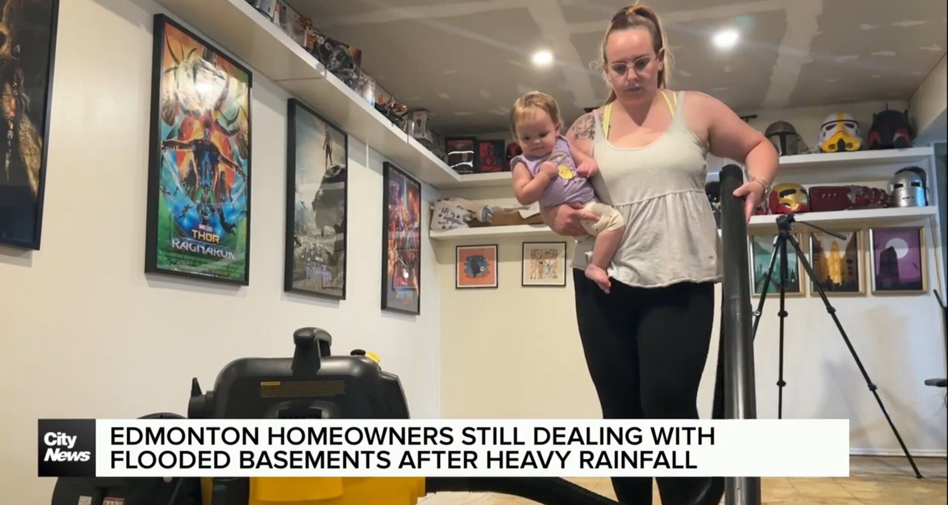 Edmonton homeowners still dealing with flooded basements after heavy rainfall