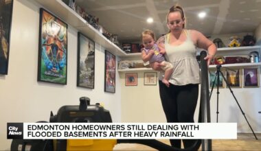 Edmonton homeowners still dealing with flooded basements after heavy rainfall