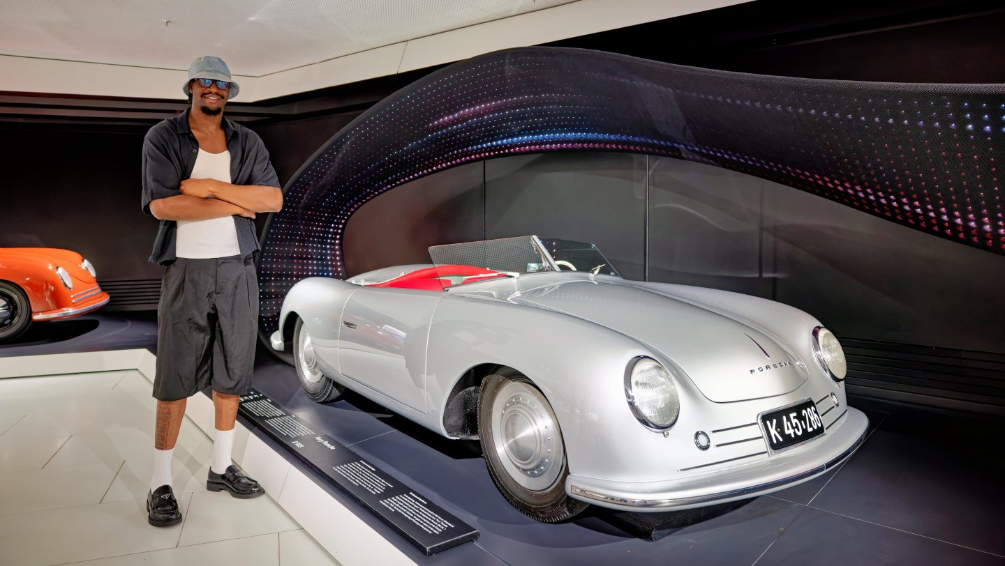 Ariel Hukporti, NBA Champion, Porsche 356, Porsche Museum, 2026, Porsche AG
