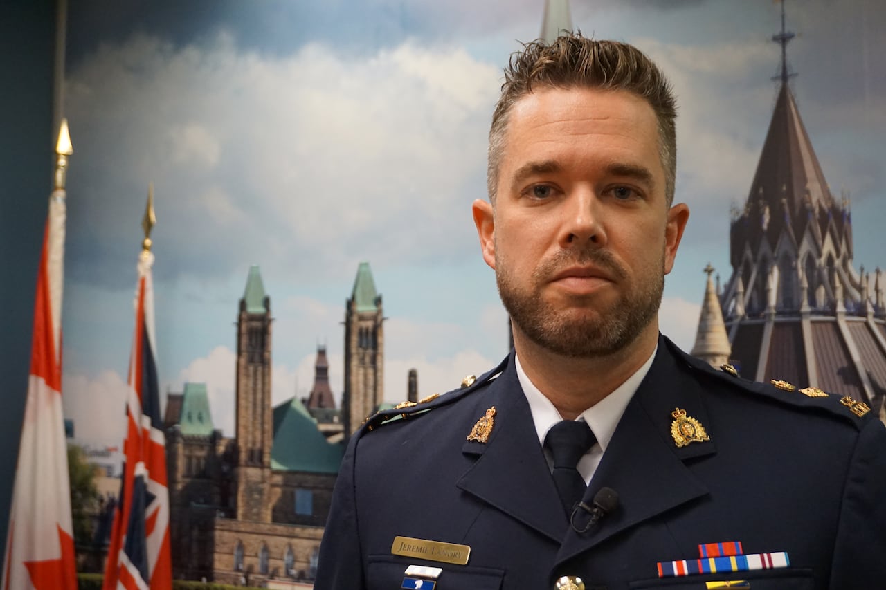 A man in RCMP uniform