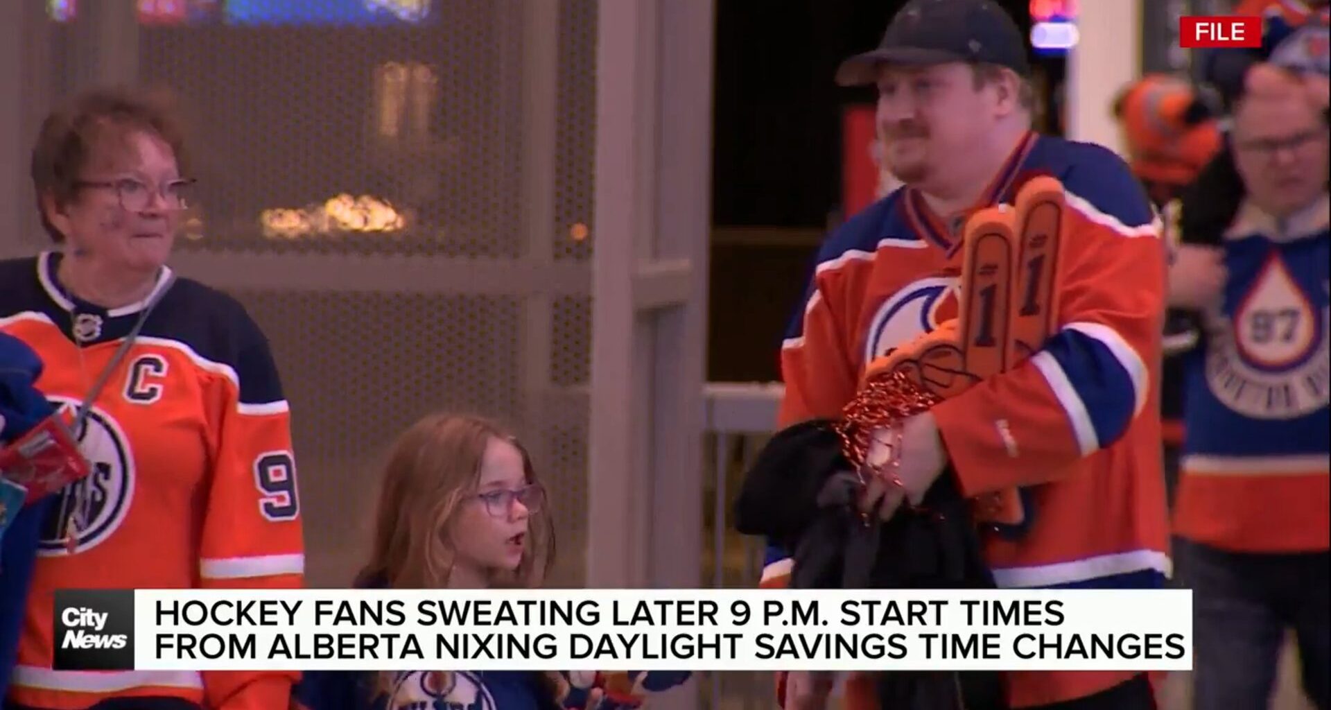 Hockey fans sweating later 9 p.m. starts from Alberta nixing Daylight Savings Time changes