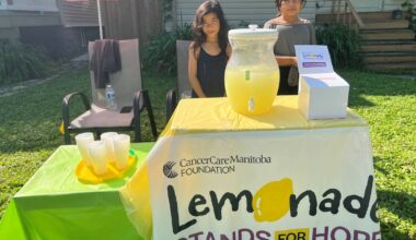 Lemonade Stands for Hope raises funds for CancerCare Manitoba – Winnipeg Free Press