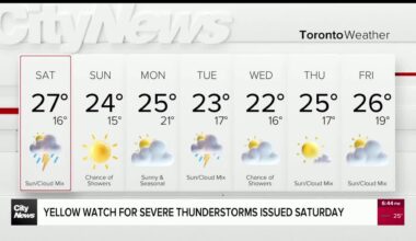 Extreme weather hits Toronto and parts of the GTA