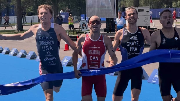 Canada's Tyler Mislawchuk claims World Triathlon Cup silver in thrilling Edmonton finish