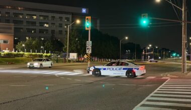 Driver arrested, female pedestrian dead after being struck by vehicle in Mississauga