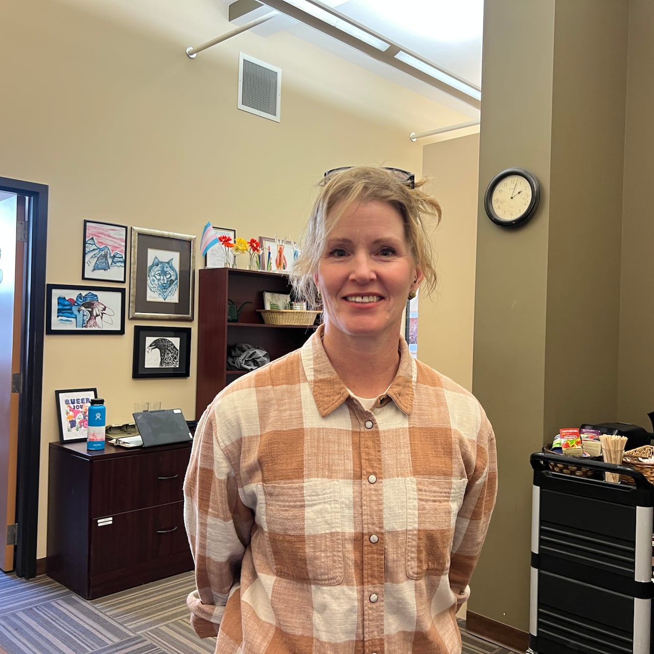 Elle West oversees the Safe Park program for the town of Canmore. She says she hopes one day the program will no longer be needed.