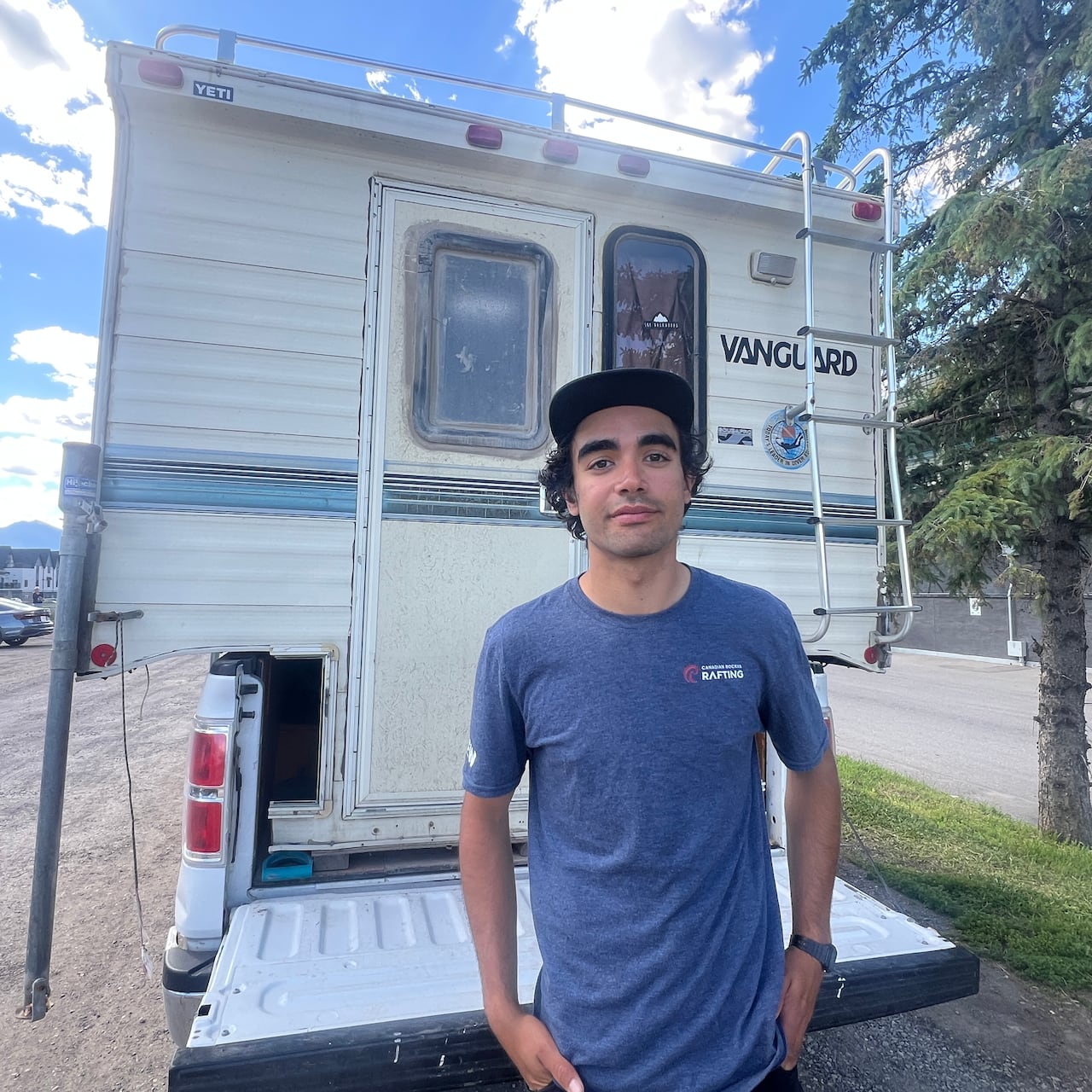 Betsalel Mergui has lived in the Bow Valley for three years. He says the region is beautiful but isn't sure whether he'll make it his long-term home.