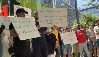 Students continue to protest closure of Montreal college after province suspends its permit