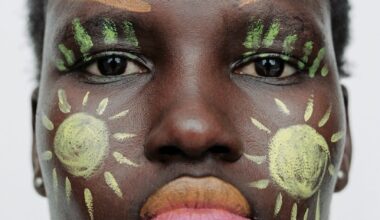 children's drawings turn into playful makeup looks in 'draw me a face' project