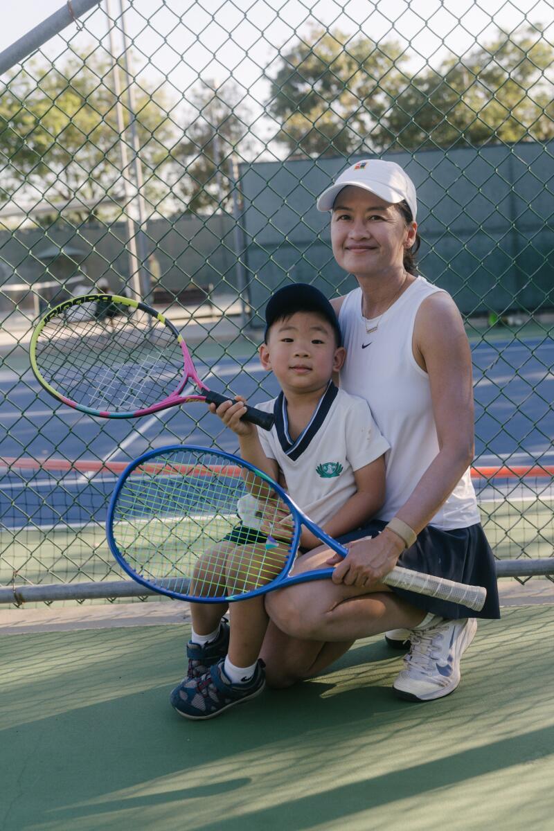 Kimberly Foon with her son, Ian, 4.