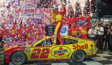 Joey Logano NASCAR North WIlkesboro