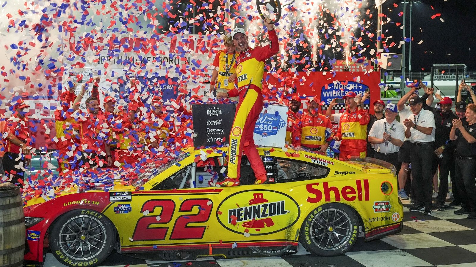 Joey Logano NASCAR North WIlkesboro