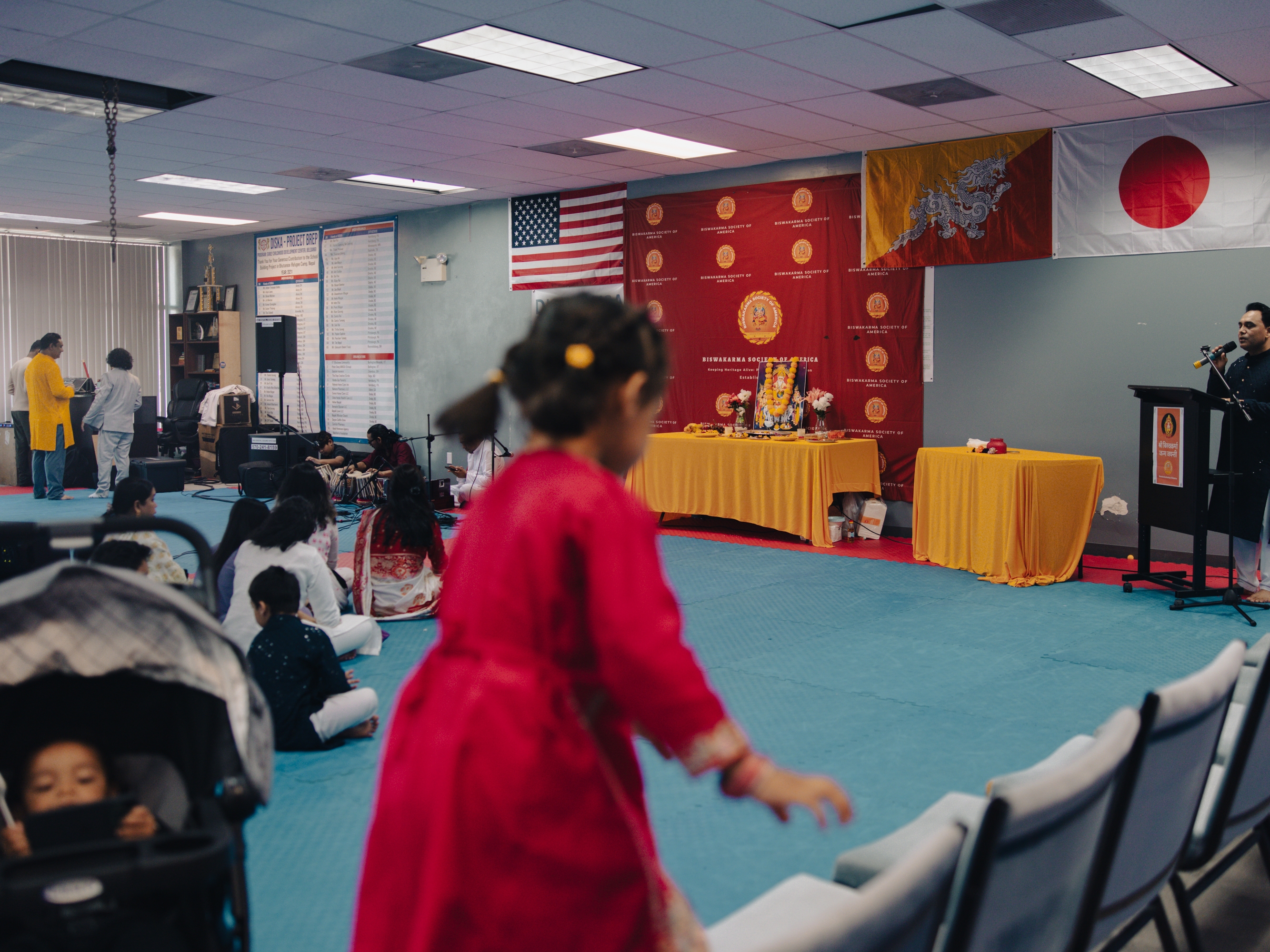 The DISKA Harrisburg Dojo hosts community members from Ohio and Pennsylvania for a celebration of Krishna Janmashtami (also known as Sri Krishna Jayanti), which celebrates the birth of Lord Krishna in the Hindu faith, in Harrisburg, Pa., on Sept. 14, 2025.