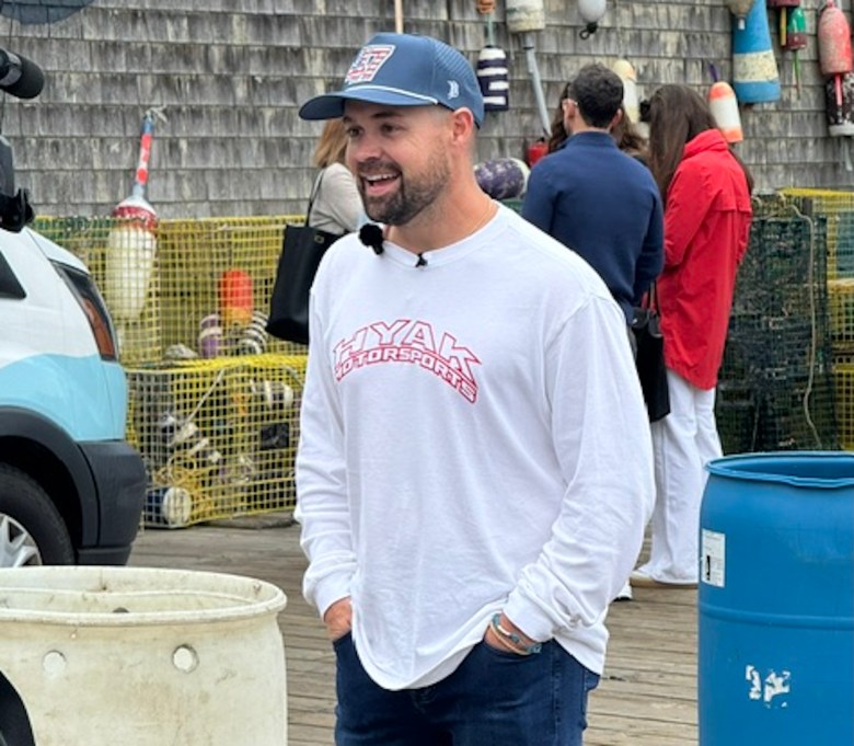 NASCAR driver Ricky Stenhouse Jr. makes Maine visit