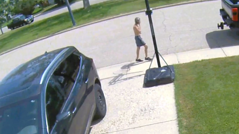 Parker was captured on CCTV footage on Thursday, July 16, 2026, at 12:52 p.m. in the 5000 to 6000 block of Travis Crescent N.E. (CPS handout)