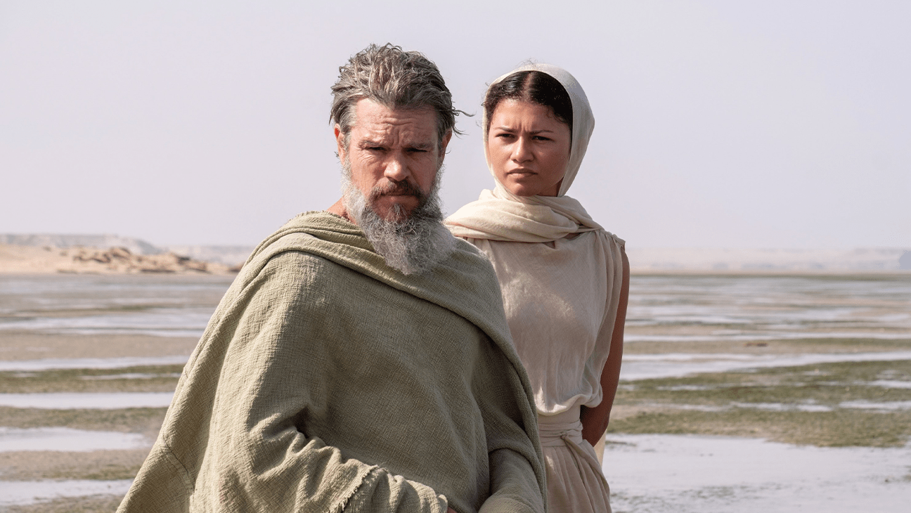 Matt Damon and Zendaya in 'The Odyssey.'