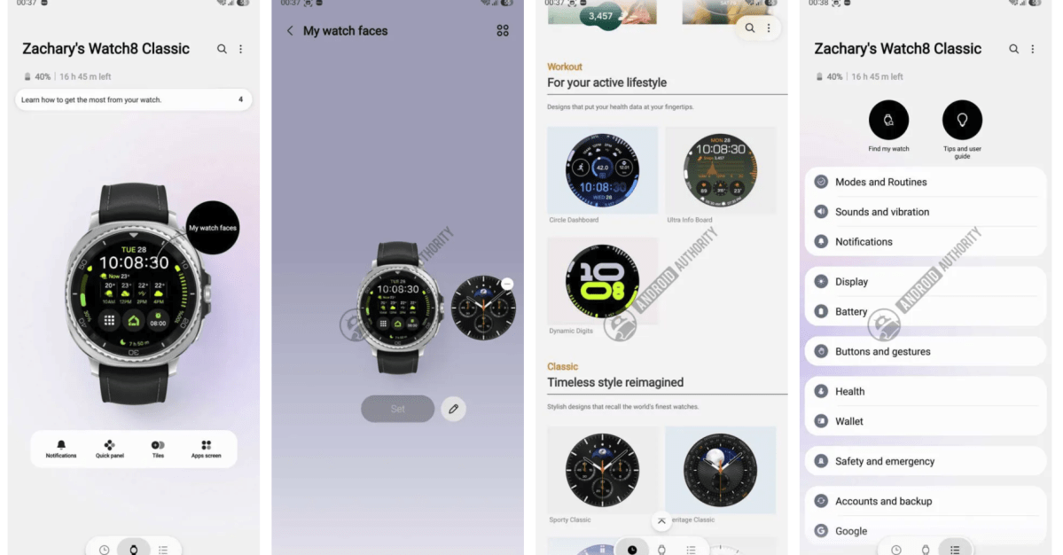Samsung just updated its Galaxy Watch app.
