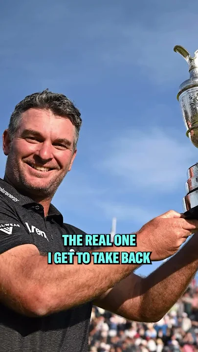 Yep, Ryan Fox Is Putting the Open Championship’s Claret Jug to VERY Good Use! - YouTube