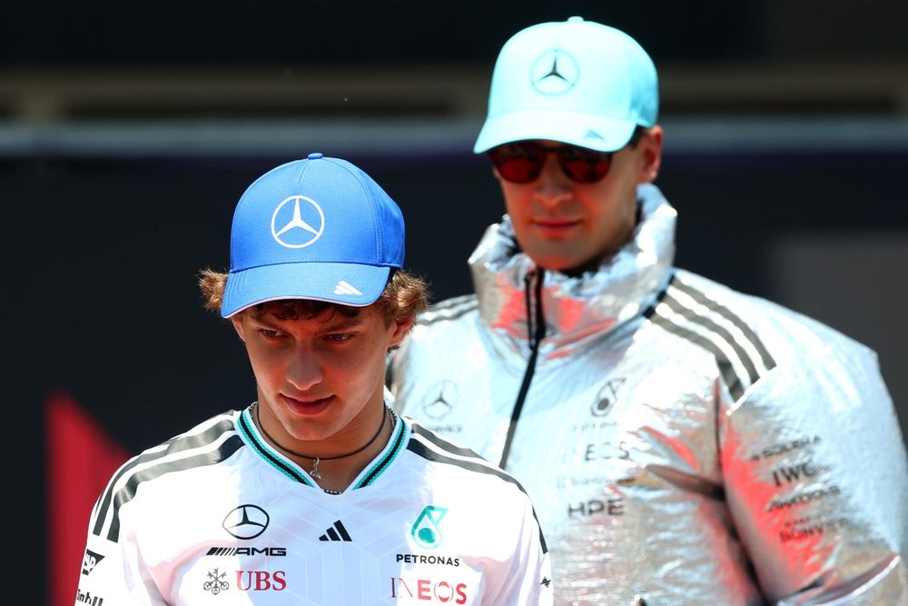 Andrea Kimi Antonelli, Mercedes, George Russell, Mercedes