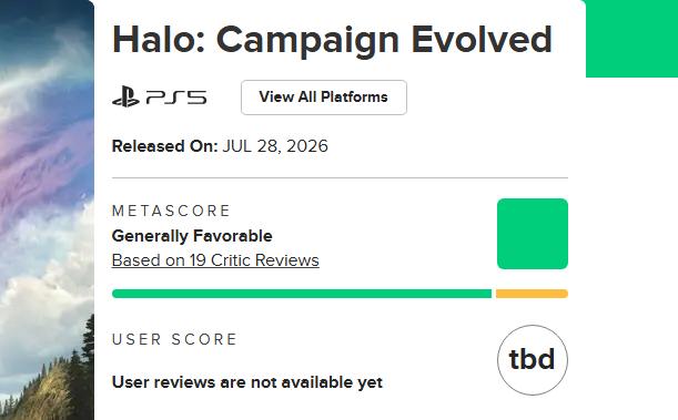 The ‘Halo: Campaign Evolved’ Metacritic Review Score Is In