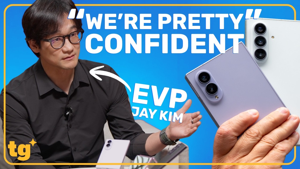Samsung Isn’t Afraid of the Foldable iPhone | Fold 8 Interview with EVP Jay Kim - YouTube