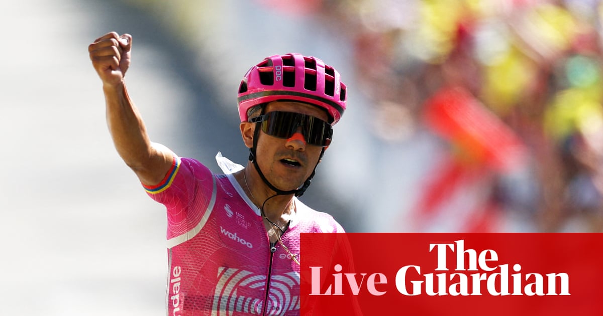 Tour de France 2026: Richard Carapaz roars clear to win stage 18 – as it happened | Tour de France 2026
