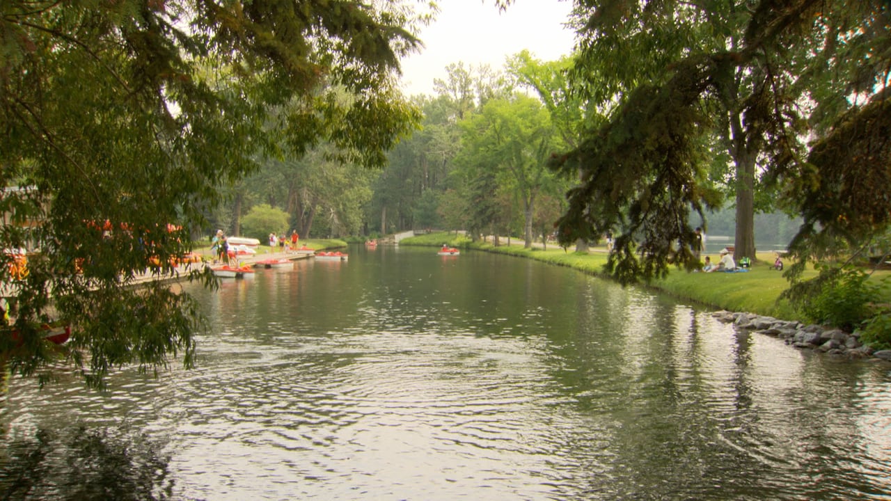 A river.