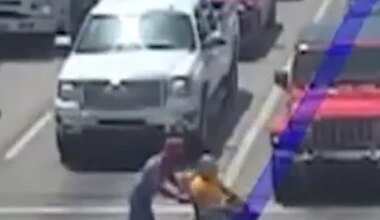 Real-life Spider-Man helps man in wheelchair cross busy Arkansas intersection - YouTube