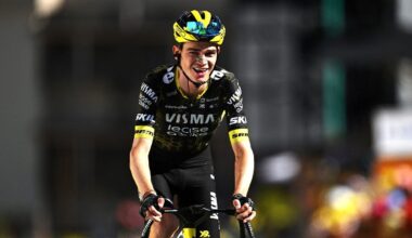American cyclist Sepp Kuss narrowly avoids a horrific crash over cliff during Tour de France
