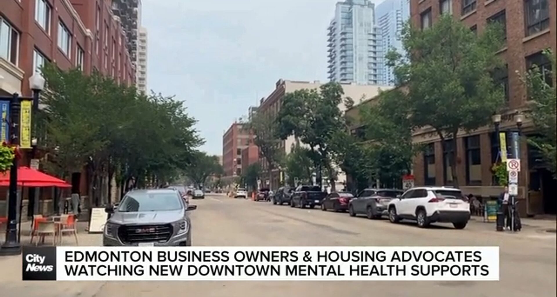 Edmonton business owners & housing advocates watching new downtown mental health supports closely
