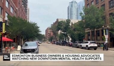 Edmonton business owners & housing advocates watching new downtown mental health supports closely