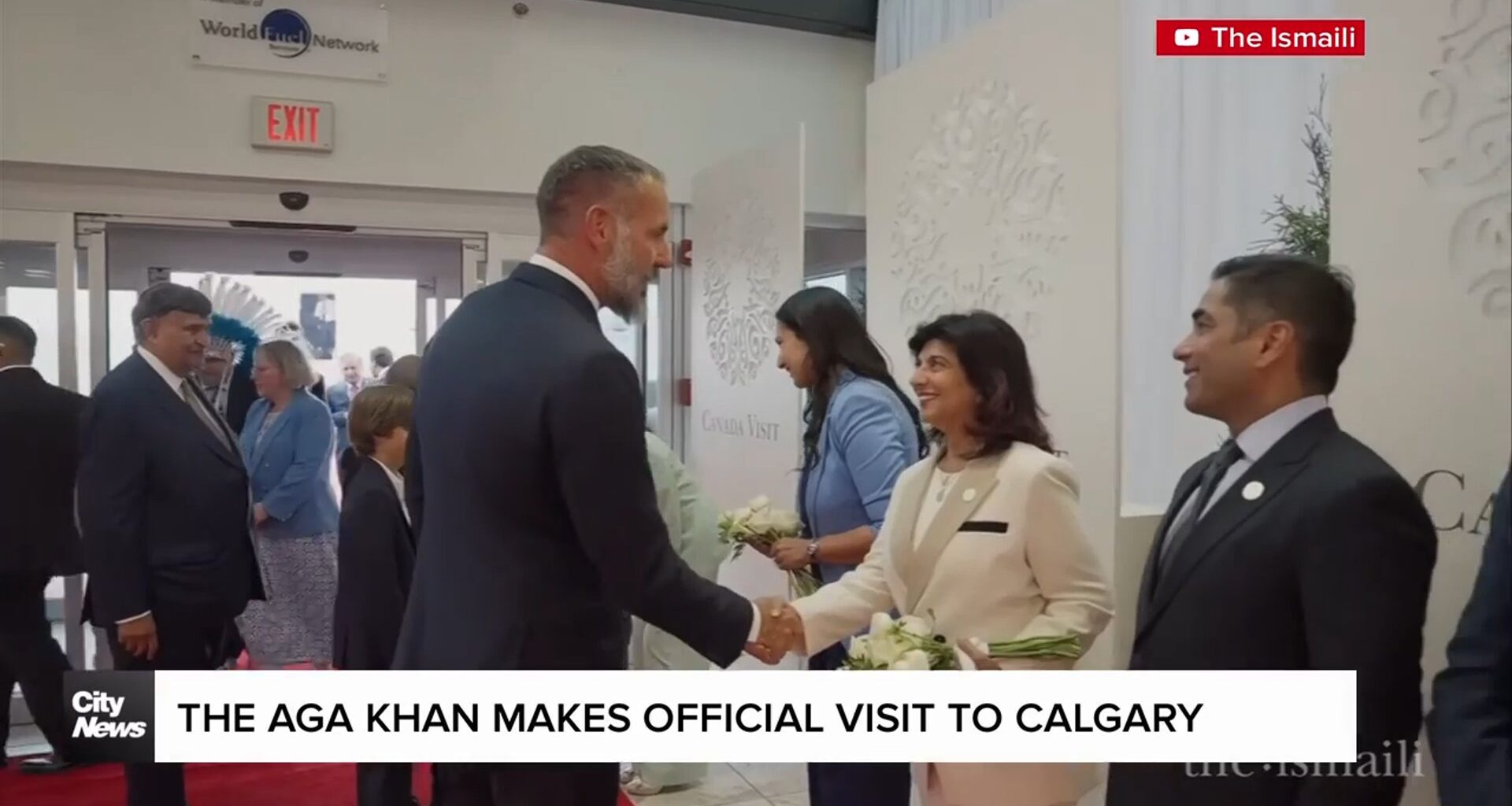 The Aga Khan makes official visit to Calgary