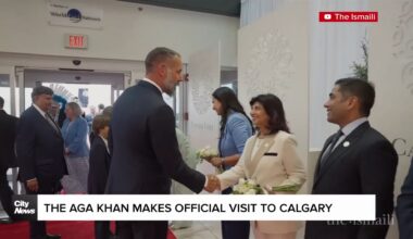 The Aga Khan makes official visit to Calgary