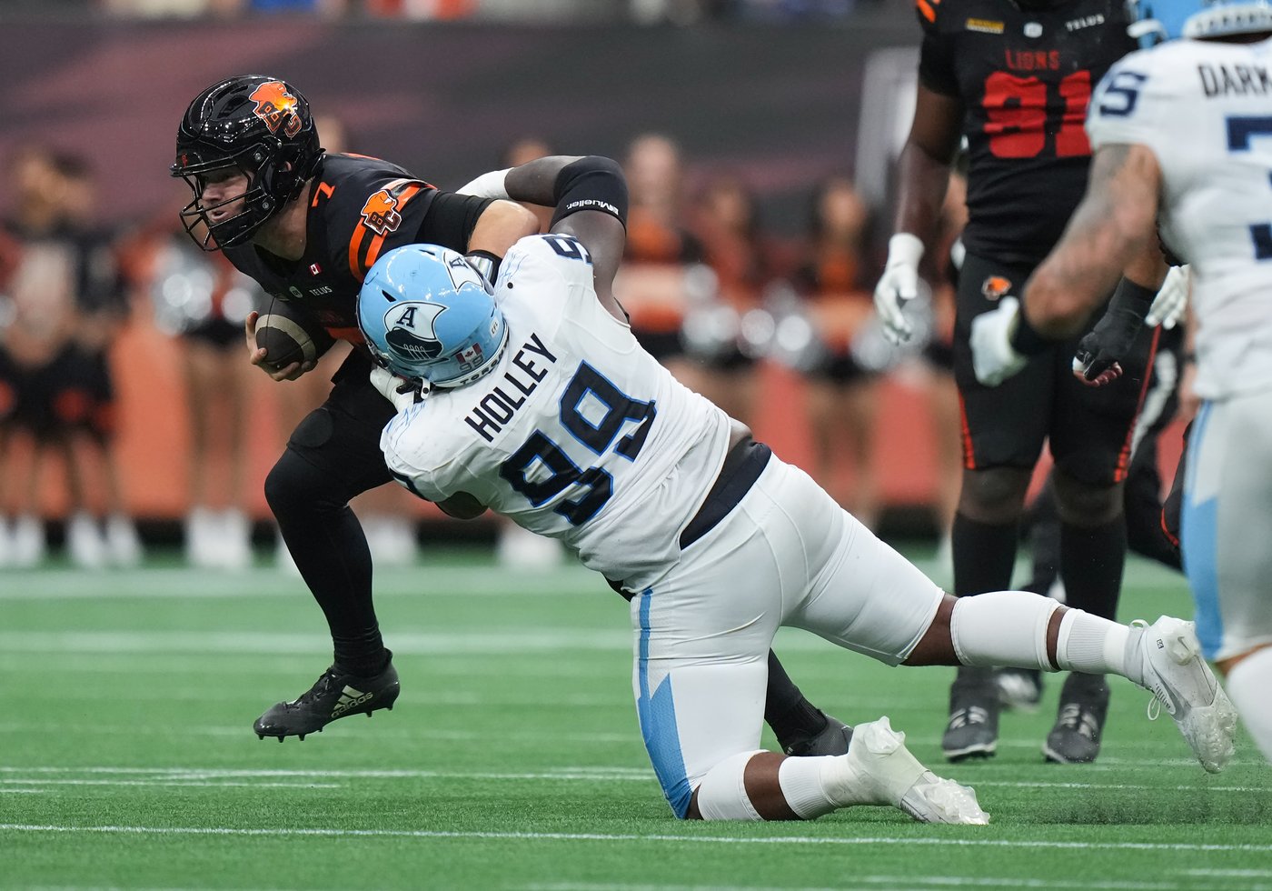 Argos snap three-game losing skid with 26-12 win over struggling Lions