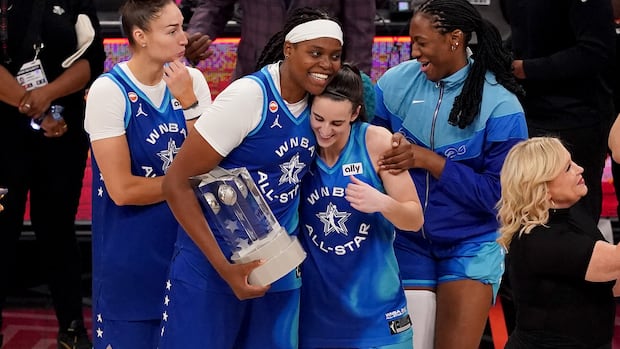 Jonquel Jones, Caitlin Clark help Team Spoon beat Team Coop in WNBA All-Star Game