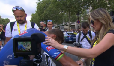 Van der Poel gave an interesting account of Tour de France win