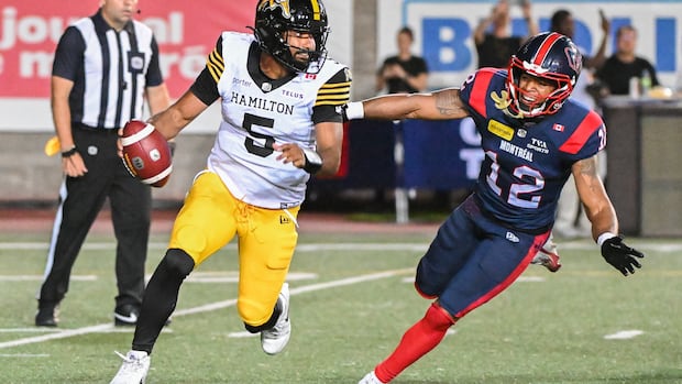 Alouettes rally in final three minutes to knock off Tiger-Cats 31-18