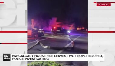 NW Calgary house fire leaves two people injured, police investigating