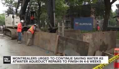 Montreal Atwater aqueduct repairs to finish by early September
