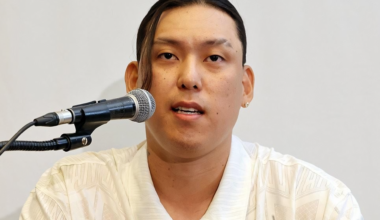 Korean basketball player Choi Jun-yong speaks at a press conference in Seoul, Wednesday, announcing his bid to reach the National Basketball Association in the United States. Yonhap
