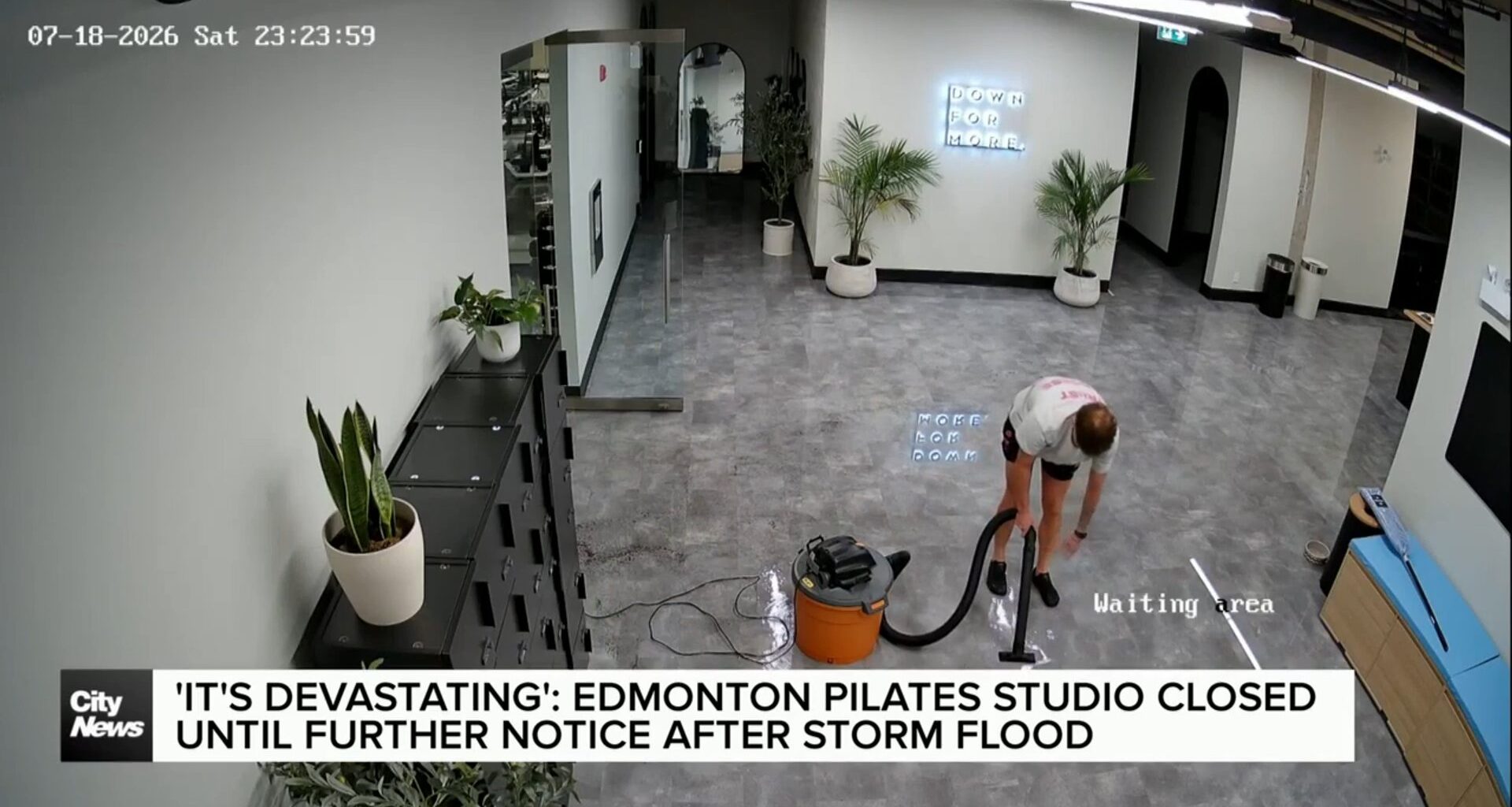 Edmonton Pilates studio forced to close after storm