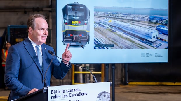 Feds announce almost $2B for 45 hybrid battery-diesel Via Rail passenger locomotives