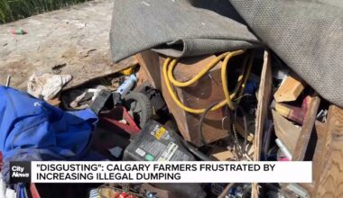 "Disgusting": Calgary farmers frustrated by illegal dumping