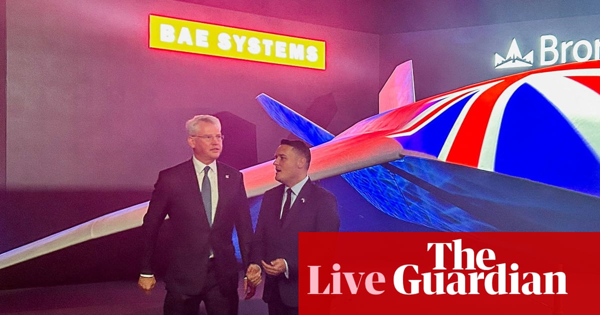 Weapons makers Rolls-Royce and BAE Systems expect higher profits as defence spending surges – business live | Business