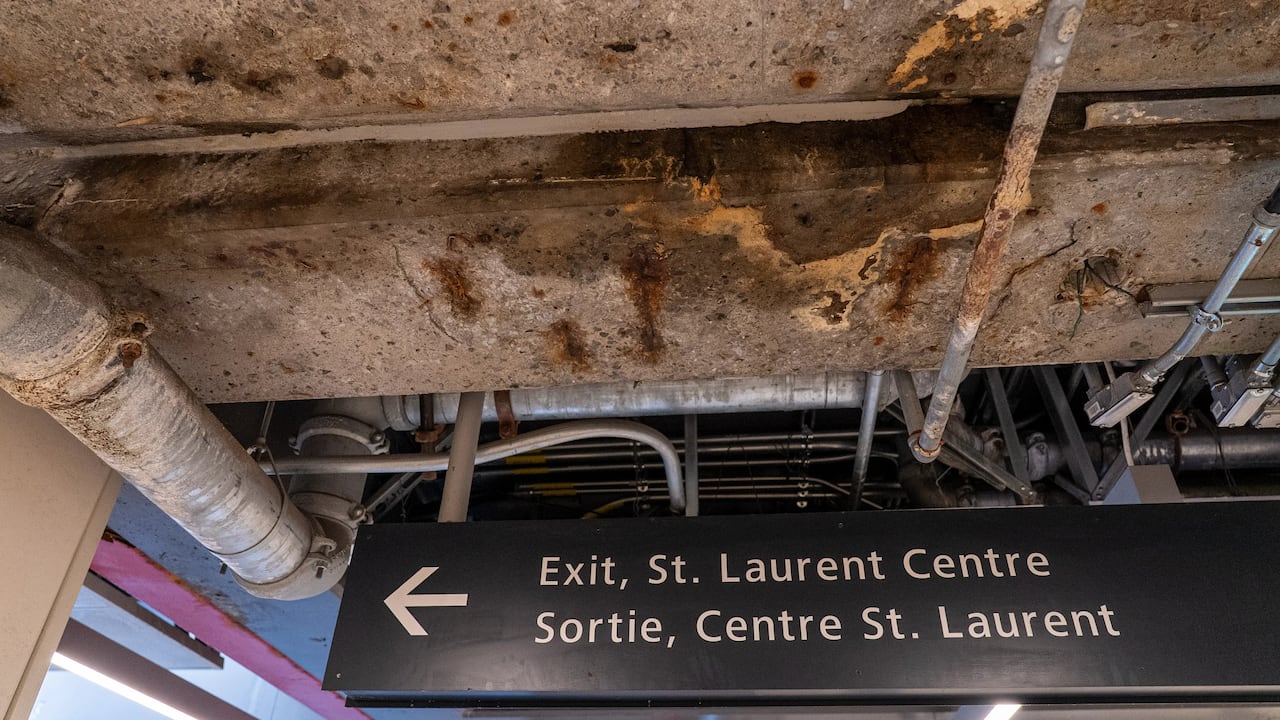 Concrete ceiling